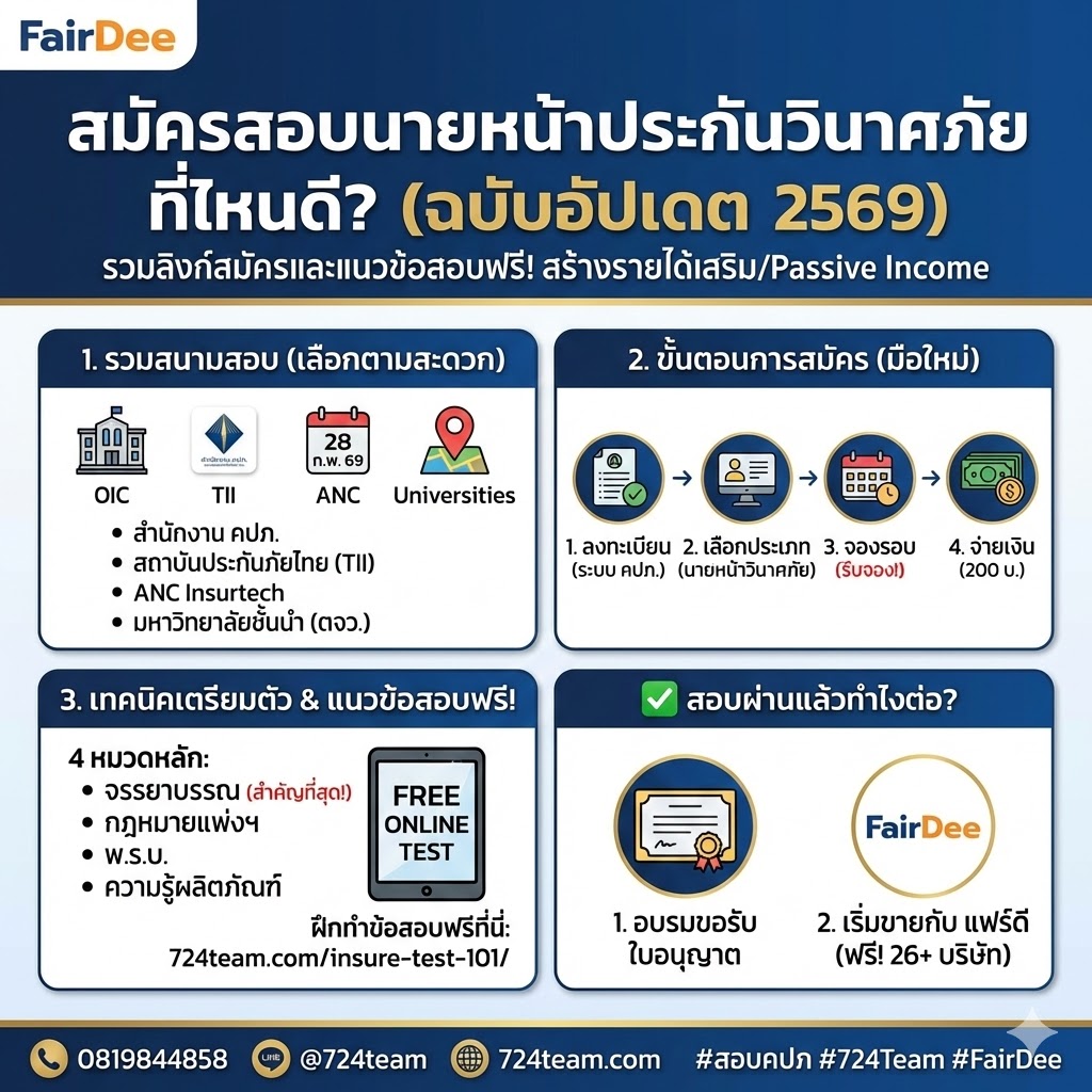 สอบนายหน้าประกันวินาศภัย